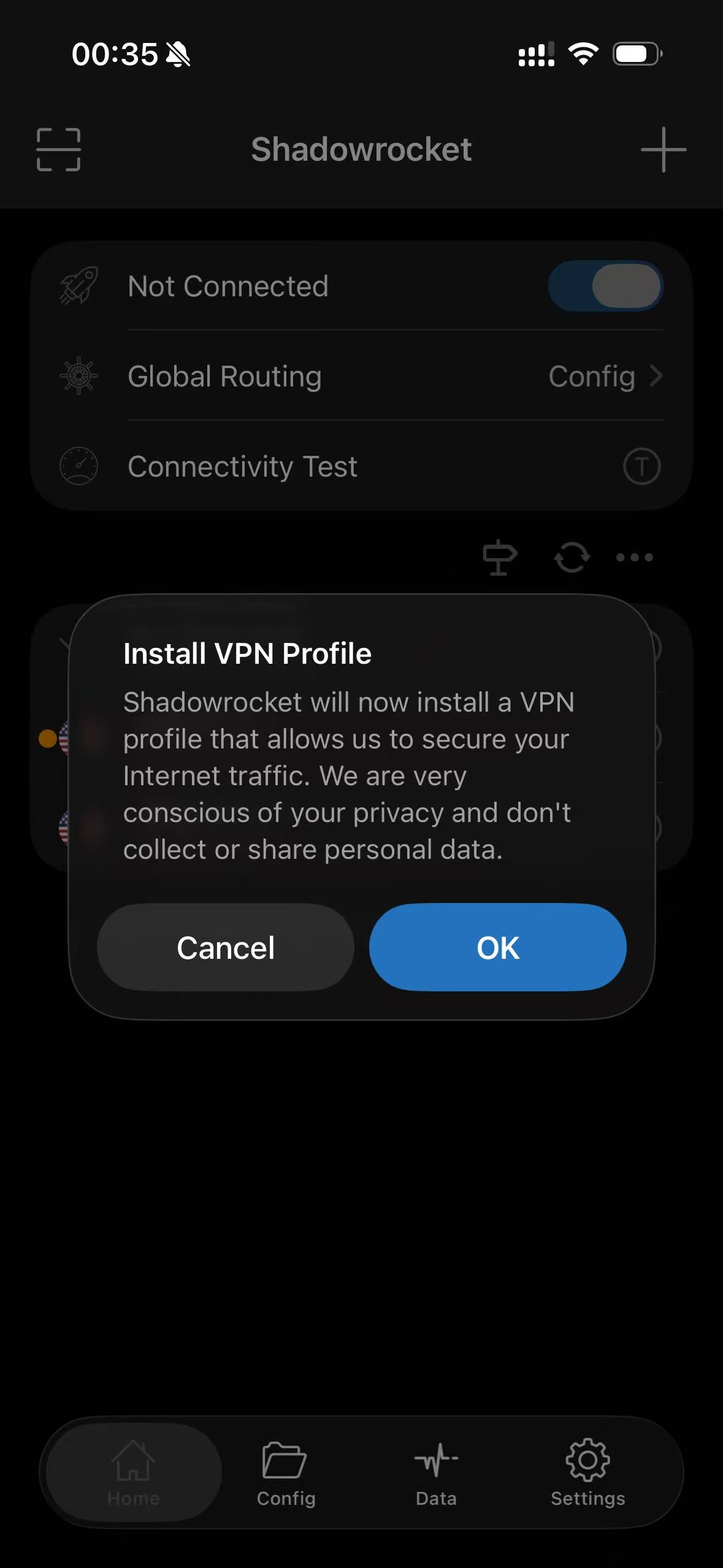 开启VPN系统授权